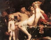 凯撒 万 埃弗丁恩 : Bacchus with Two Nymphs and Cupid